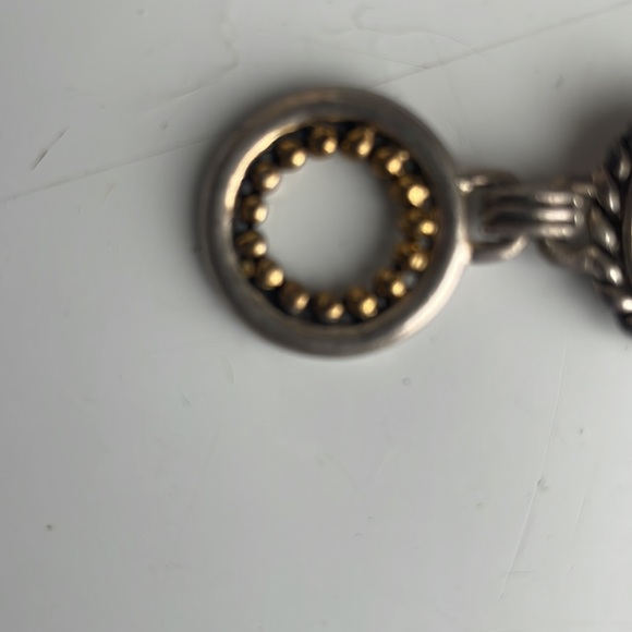 Bracelet purple silver gold - Picture 3 of 11